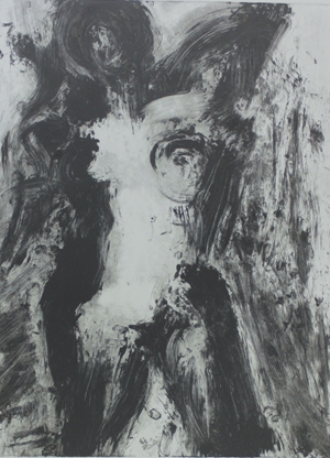Monotypes - Black and White - 8